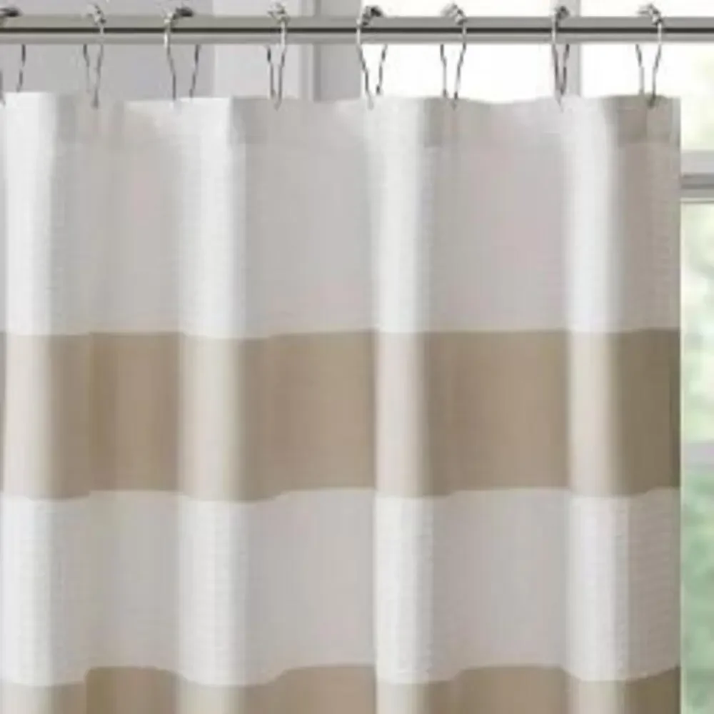 Spa Waffle Shower Curtain with 3M Treatment | Madison Park | NEW in package